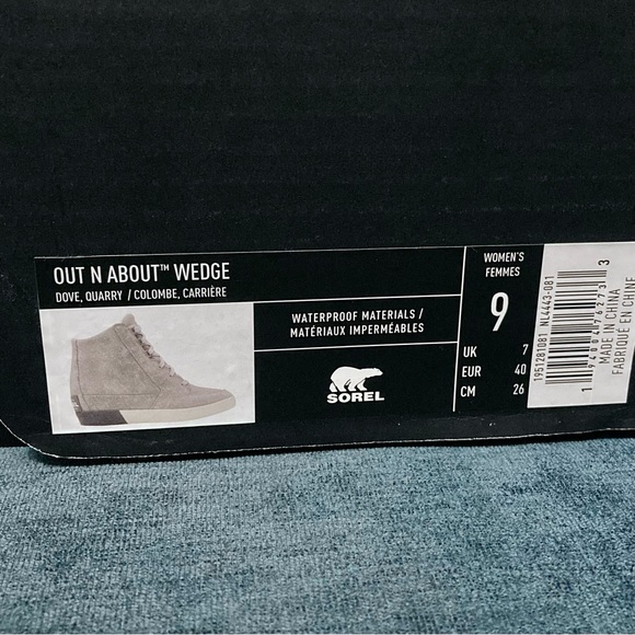 Sorel Out N About Wedge Sneaker NIB - Picture 8 of 9